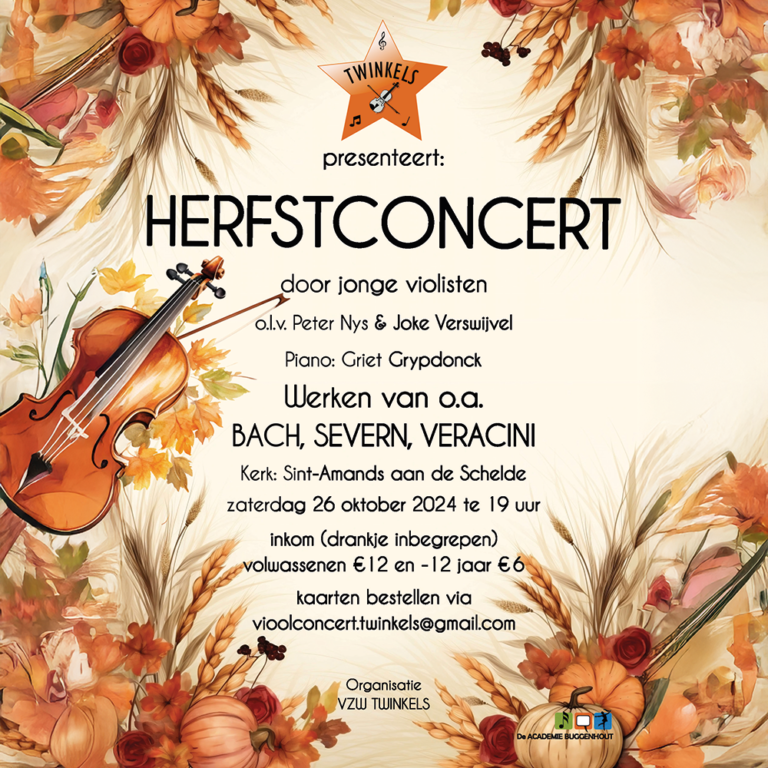 Herfstconcert vioolklas