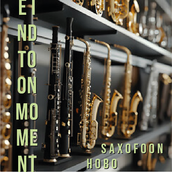 Eindtoonmoment hobo (jongeren) en saxofoon