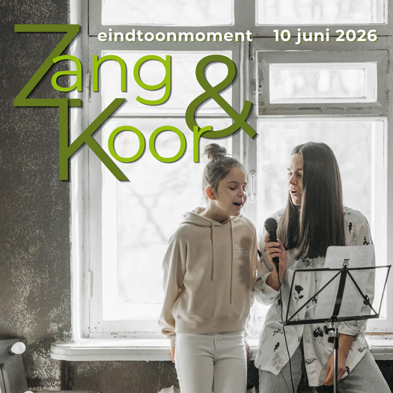 Eindtoonmoment zang en koor jongeren