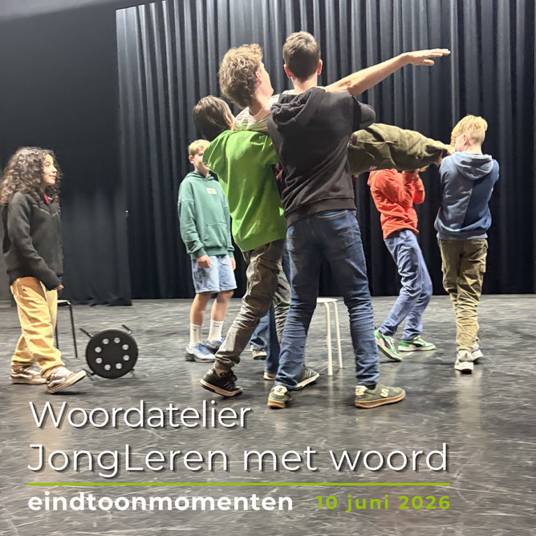 Eindtoonmoment jongleren met woord en woordatelier