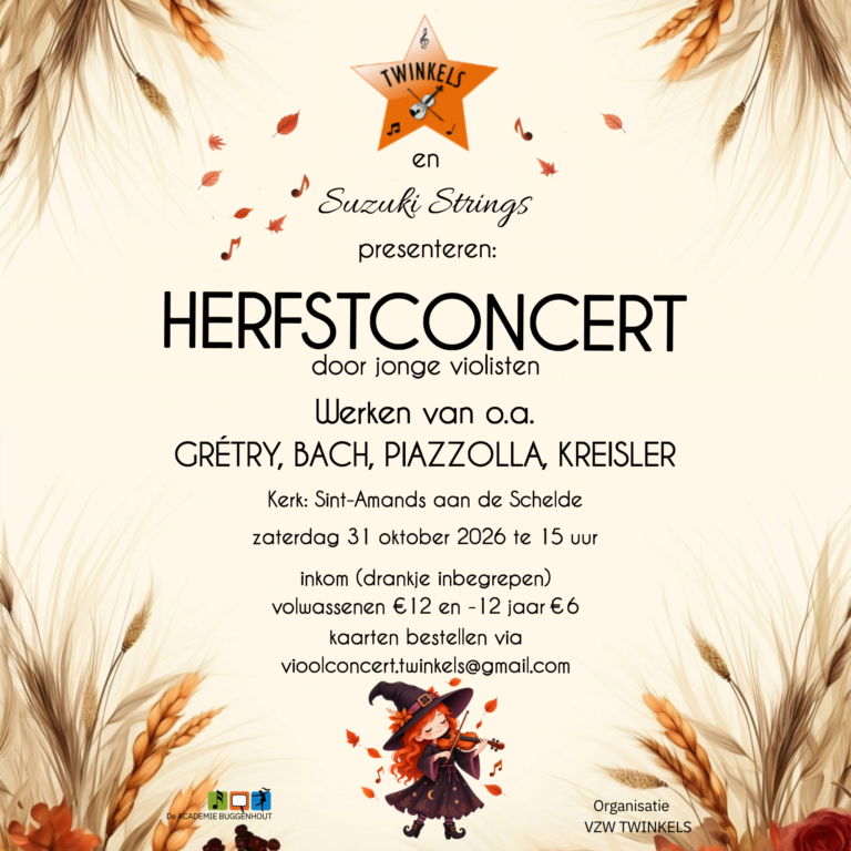 Herfstconcert viool